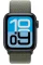 Apple Watch SE 3 GPS, 44mm Midnight Aluminum Case with Forest Sport Loop